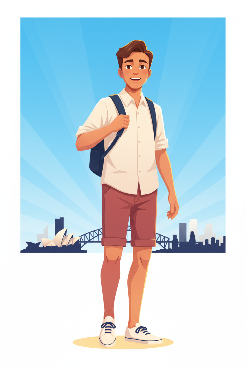 AwayAcademy Maskot — Avustralya Yaz