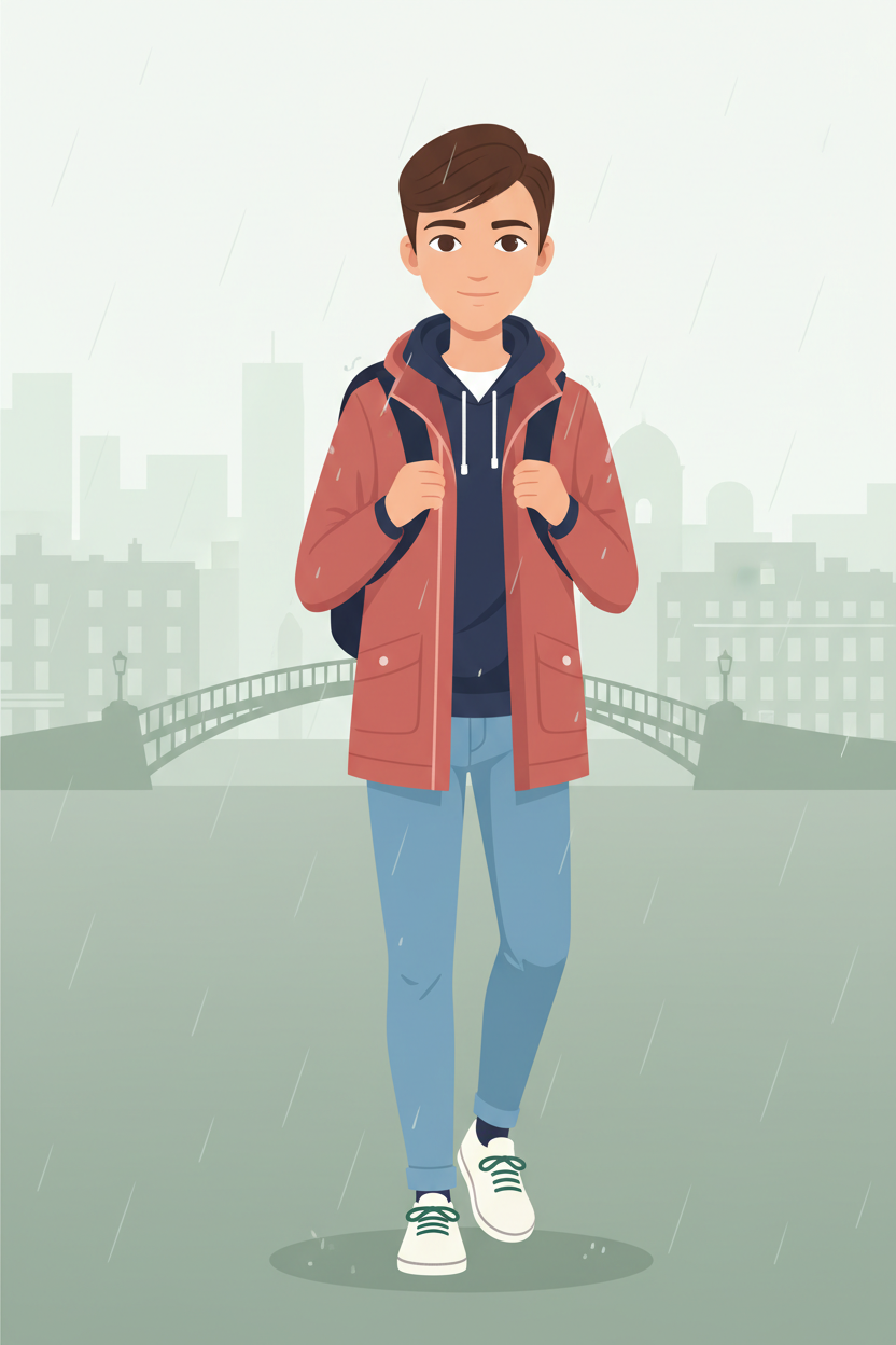 AwayAcademy Maskot — İrlanda Yağmur